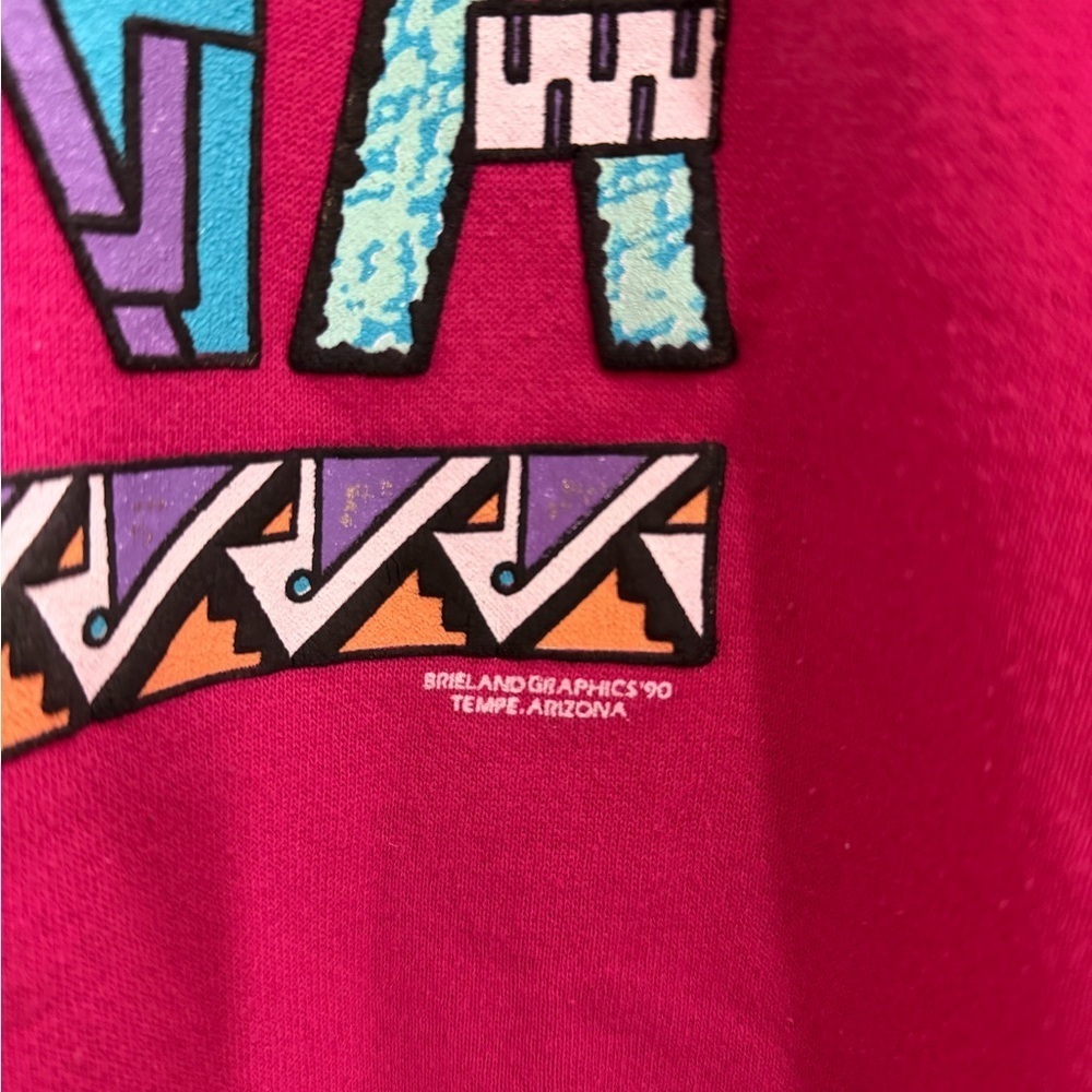 Vintage 90s Arizona Southwestern Crewneck Graphic Sweatshirt Size Large - Picture 7 of 10